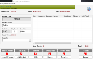 Furniture Sales and Inventory System User Interface and Features