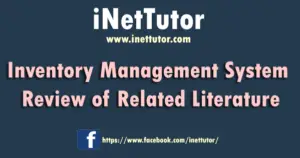 review of literature on inventory control