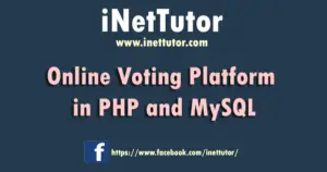 Online Voting Platform in PHP and MySQL