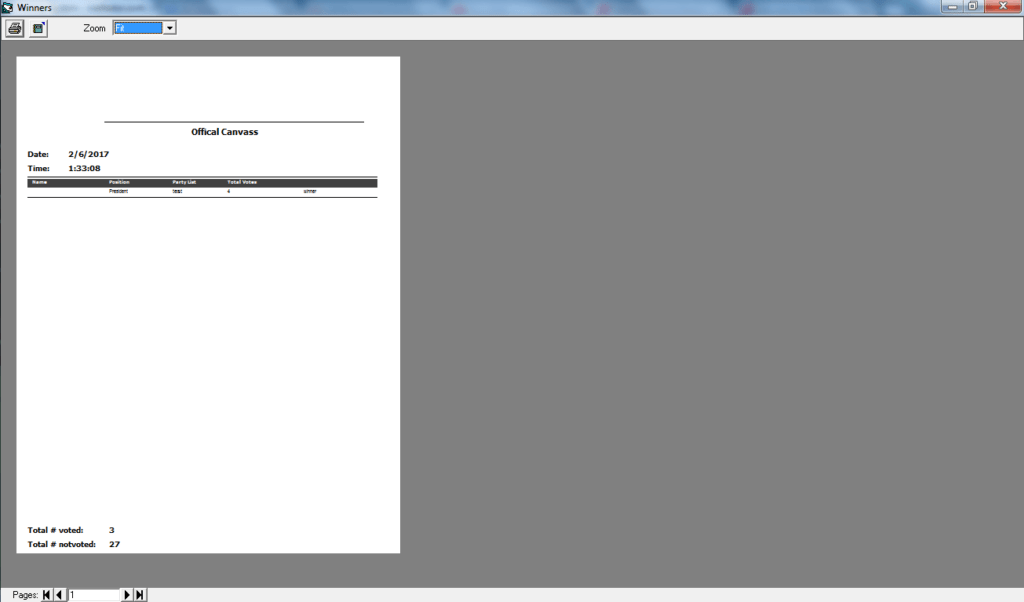 Voting System in Visual Basic and MySQL Features and User Interface