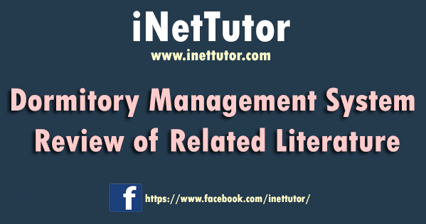 Dormitory Management System Review of Related Literature