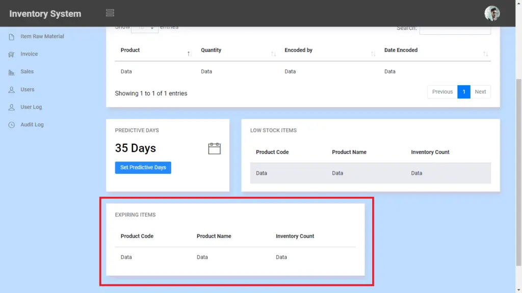 Web-based Inventory System Free Source code in Bootstrap and PHP ...