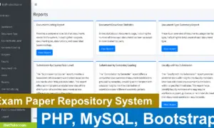 Exam Paper Repository Management System