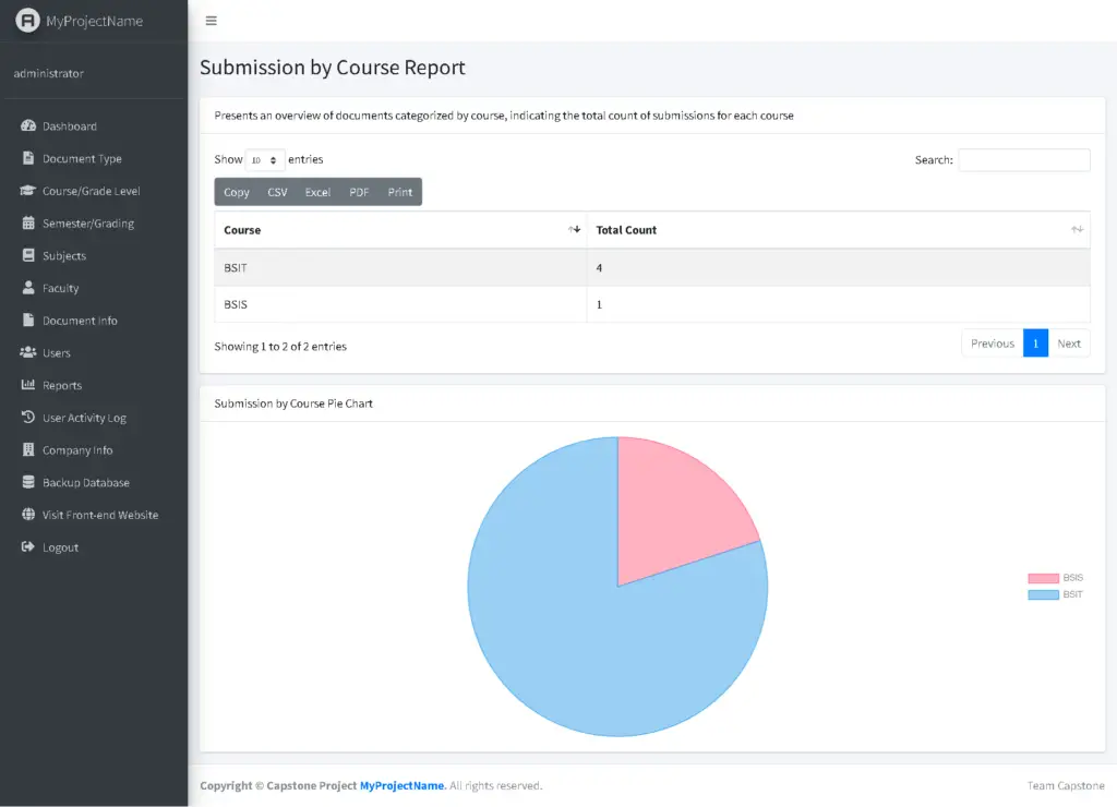 Exam Paper Repository Management System