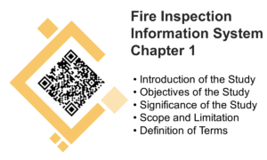 Fire Inspection Information System Chapter 1