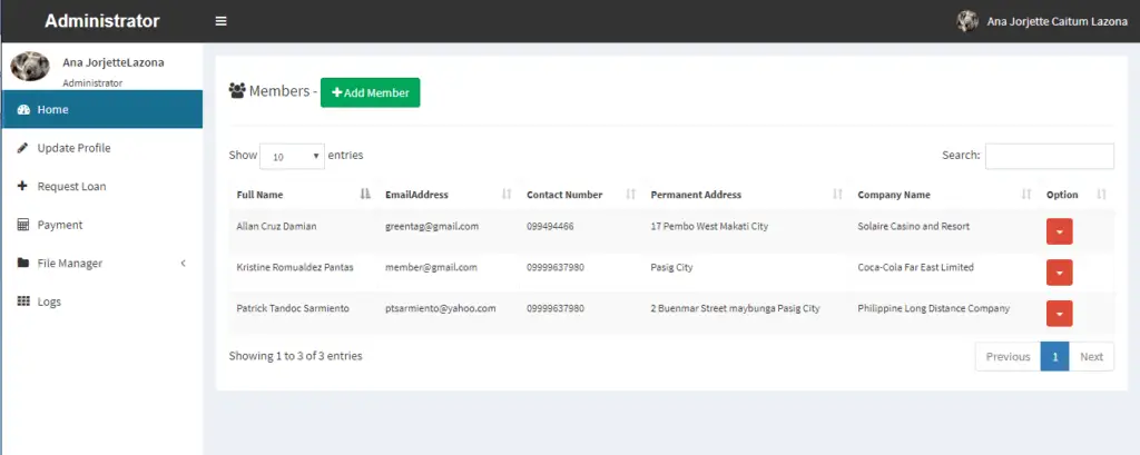 Online Loan Management System with SMS Notification