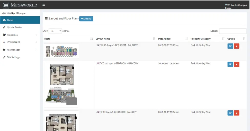 Property Management with Content Management System in PHP and MySQL