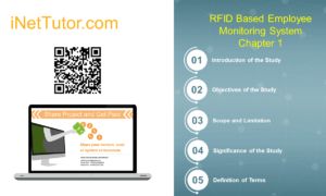 RFID Based Employee Monitoring System Chapter 1