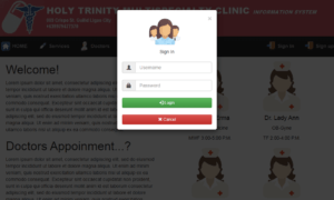 Doctor Appointment System Login Form