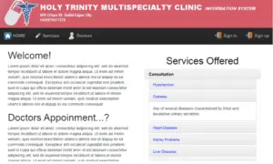 Doctor Appointment System in PHP and MySQL