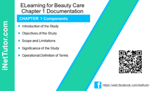 ELearning for Beauty Care Chapter 1 Documentation