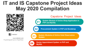 IT and IS Capstone Project Ideas May 2020 Compilation
