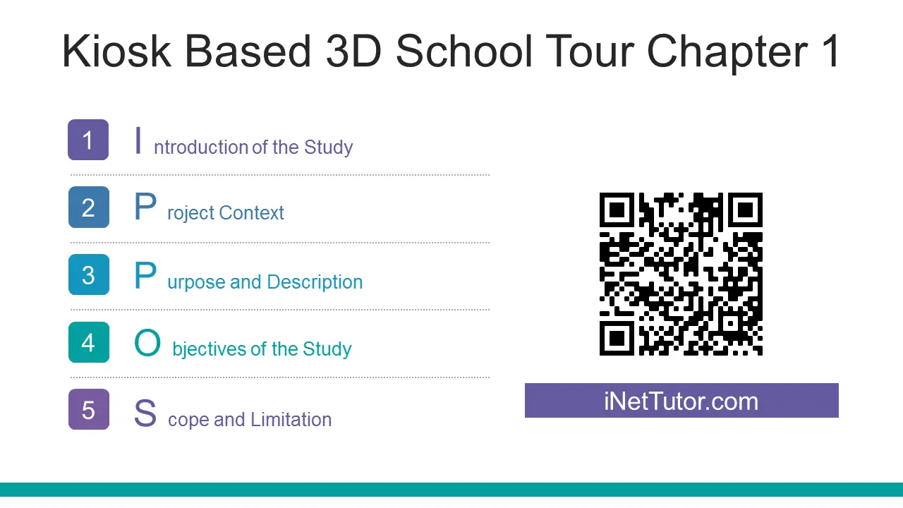 Kiosk Based 3D School Tour Chapter 1