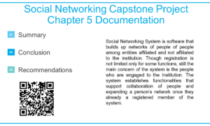 Social Networking Capstone Project Chapter 5 Documentation