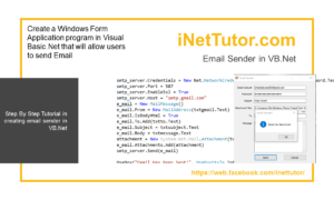 Email Sender Code in VB.NET Tutorial and Source code