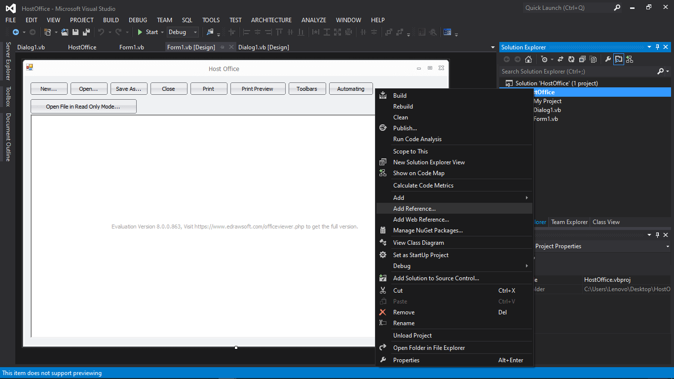 PDF Viewer in VB.NET - Step 5