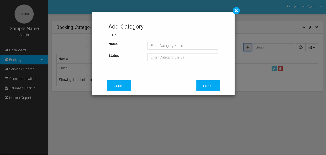 Services Booking and Appointment System Booking Category Encoding