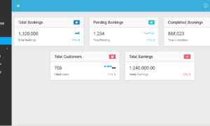 Services Booking and Appointment System Dashboard