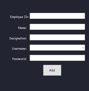 Display information from MySQL Database into Text Box using C# - Form Design