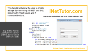 Login System in VB.NET and SQL Server Tutorial and Source code