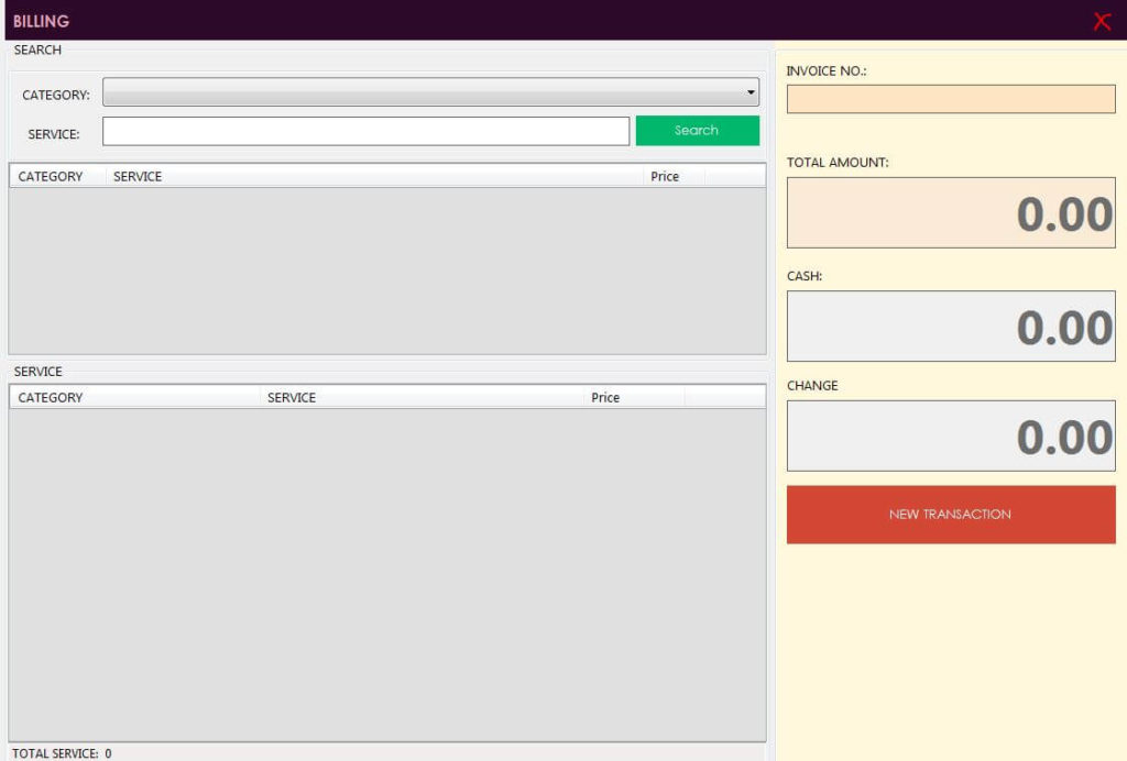Billing System Sql Nail and Spa Billing System VB.net and SQL Server