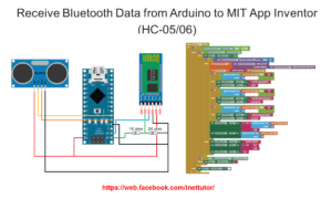 Receive Bluetooth Data from Arduino to MIT App Inventor