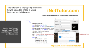 Upload Image VB.NET and MS Access Tutorial and Source code