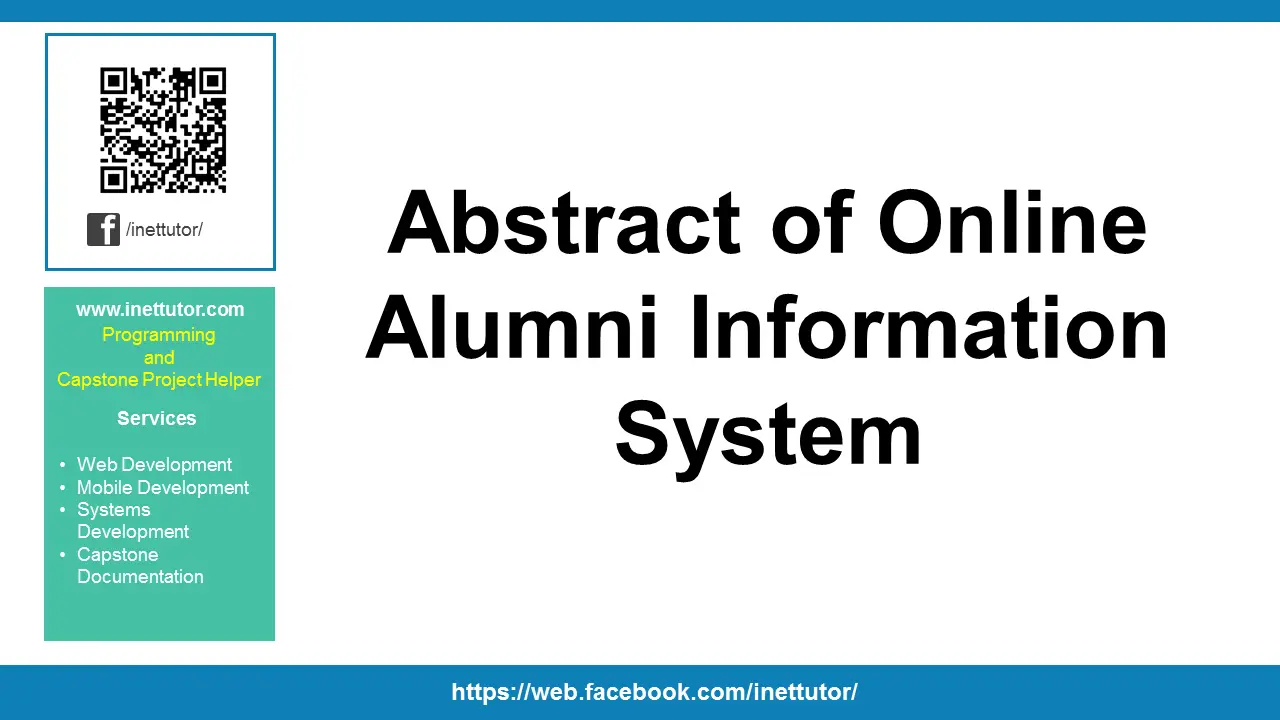 Abstract of Online Alumni Information System