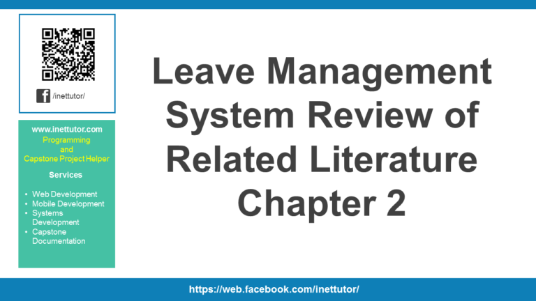 leave management system project literature review