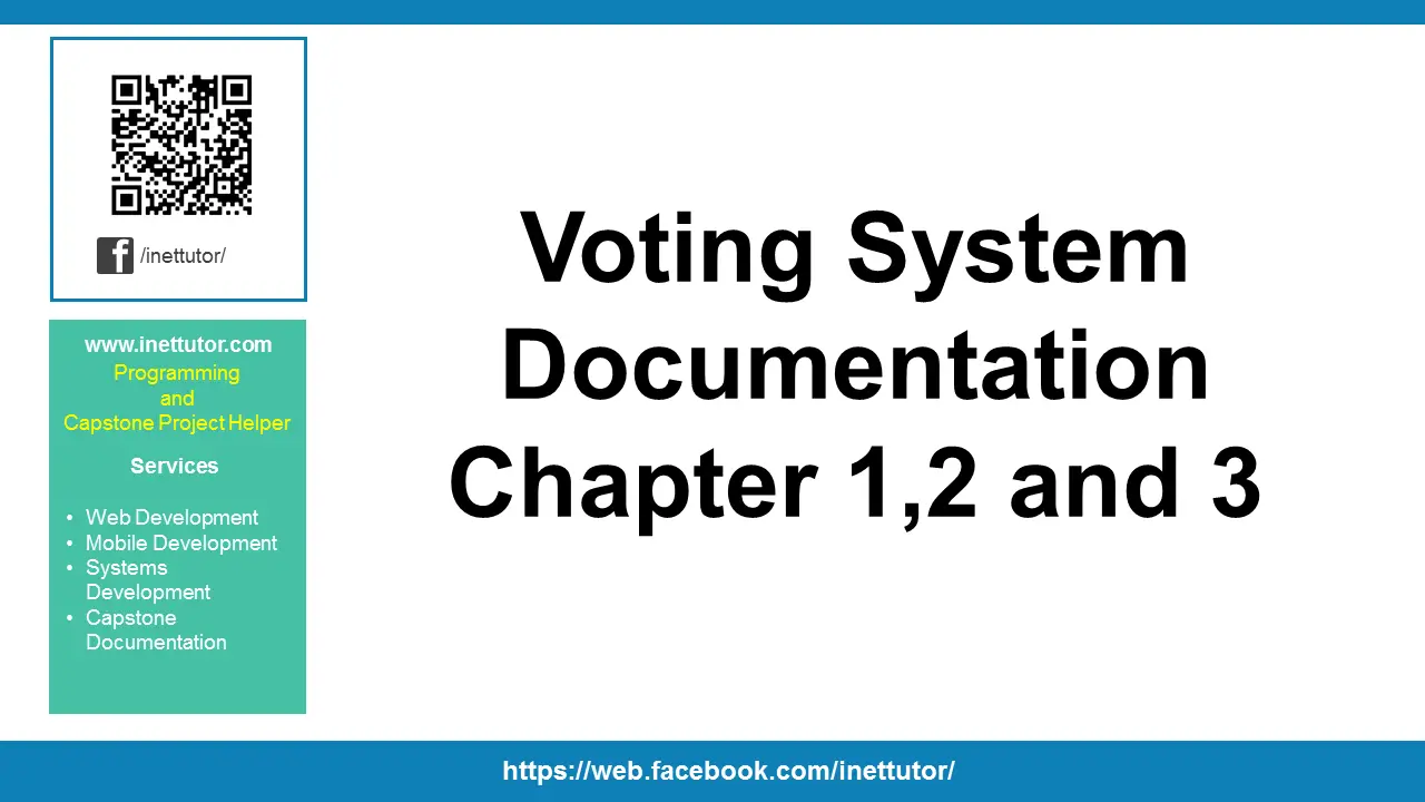 Voting System Documentation Chapter 1,2 and 3