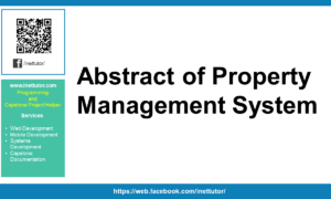 Abstract of Property Management System