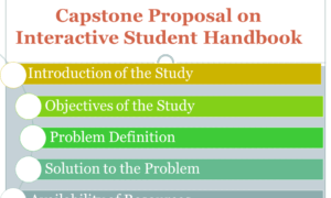 Capstone Proposal on Interactive Student Handbook