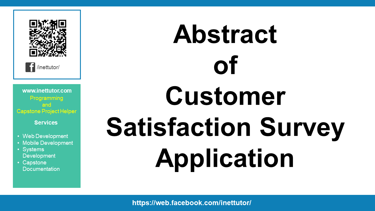 Abstract of Customer Satisfaction Survey Application