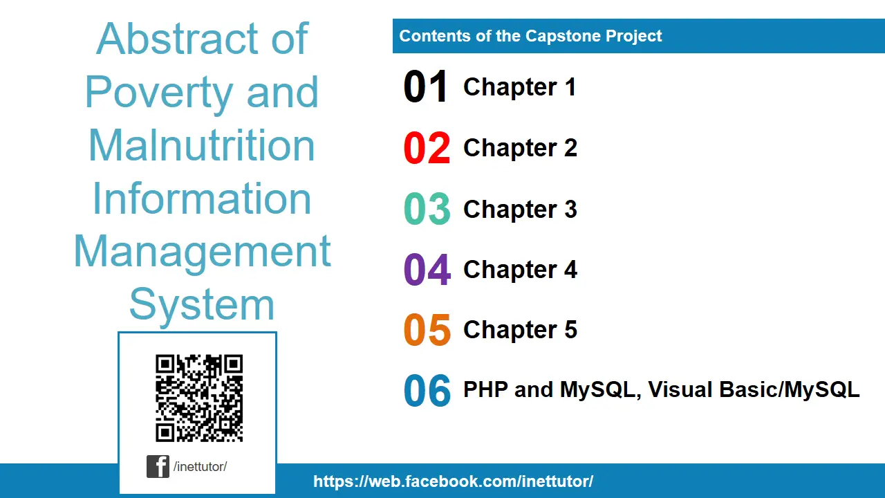 Abstract of Poverty and Malnutrition Information Management System