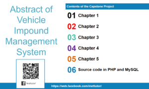 Abstract of Vehicle Impound Management System