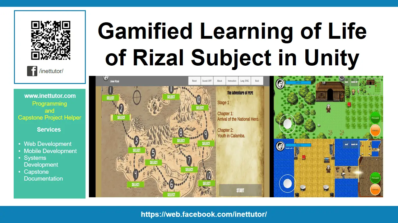 Gamified Learning of Life of Rizal Subject in Unity