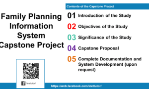 Family Planning Information System Capstone Project