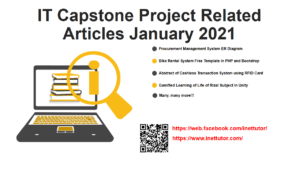 list of capstone project titles for information technology 2021