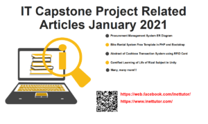 IT Capstone Project Related Articles January 2021