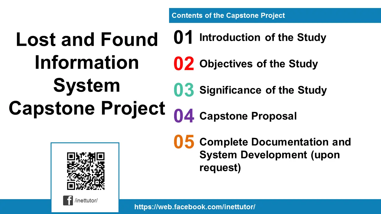 Lost and Found Information System Capstone Project