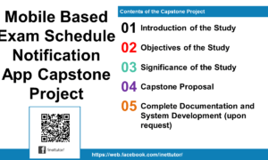 Mobile Based Exam Schedule Notification App Capstone Project