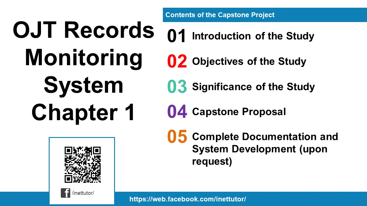 OJT Records Monitoring System Chapter 1