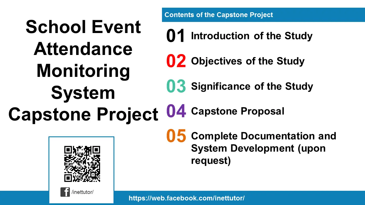 School Event Attendance Monitoring System Capstone Project