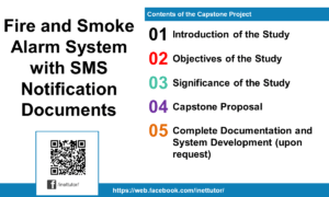 Fire and Smoke Alarm System with SMS Notification Documents