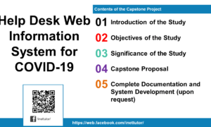 Help Desk Web Information System for COVID-19