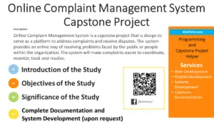 Online Complaint Management System Capstone Project