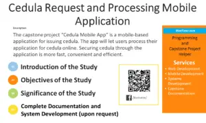 Cedula Request and Processing Mobile Application