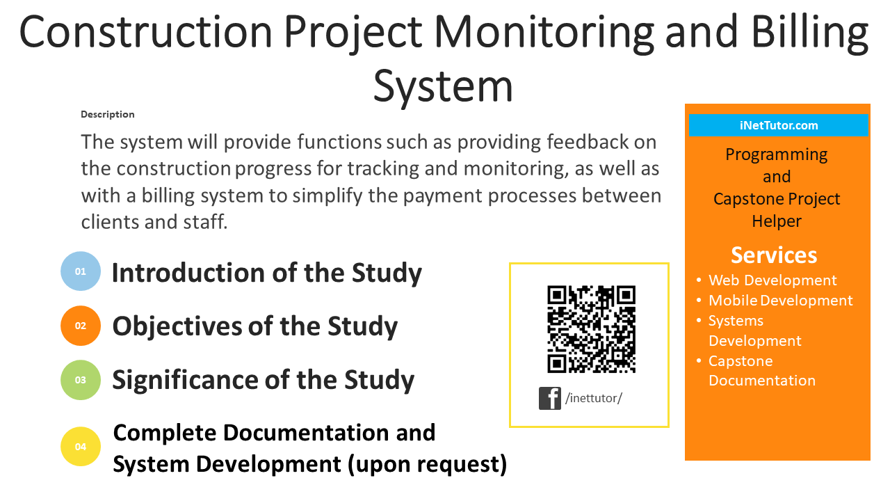 Construction Project Monitoring and Billing System