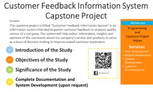 Customer Feedback Information System Capstone Project