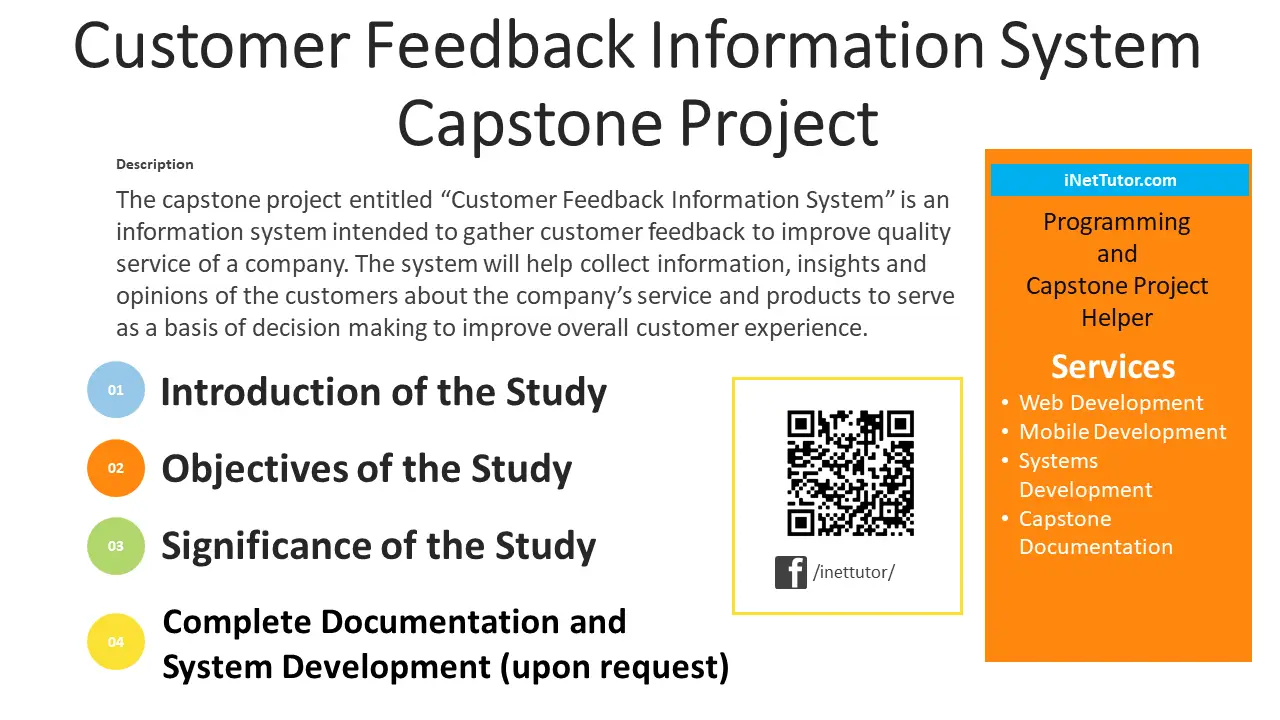 Customer Feedback Information System Capstone Project
